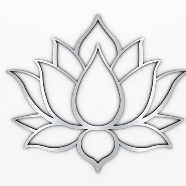 Лотос цветок рисунок