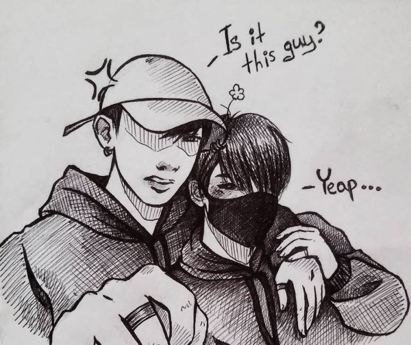 Феликс и чанбин арт