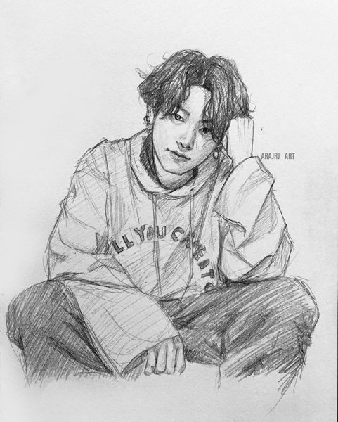 Чон Чонгук скетч