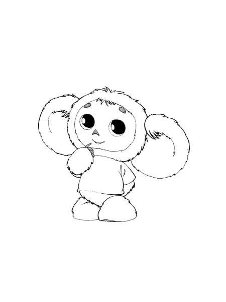 Чебурашка рисунок