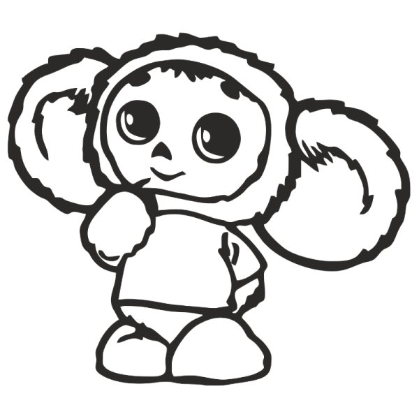 Чебурашка рисунок