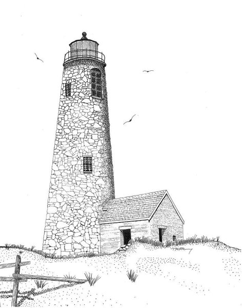 Маяк рисовать