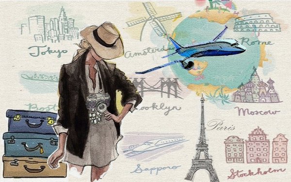 Схематичное изображение путешествий