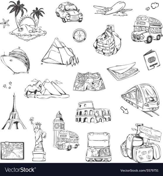 Скетч путешествие
