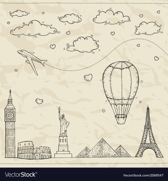 Путешествие рисунок