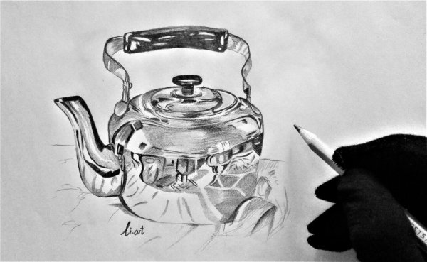 Чайник для срисовки