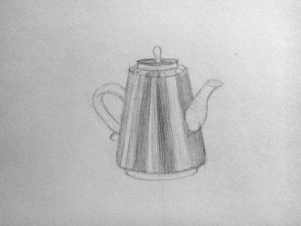 Рисование с натуры чайника