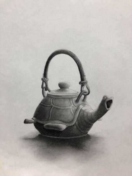 Рисование с натуры чайника