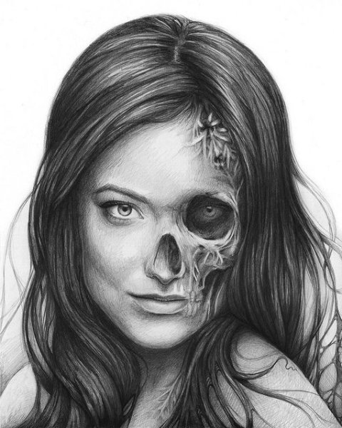 Страшные рисунки карандашом для срисовки