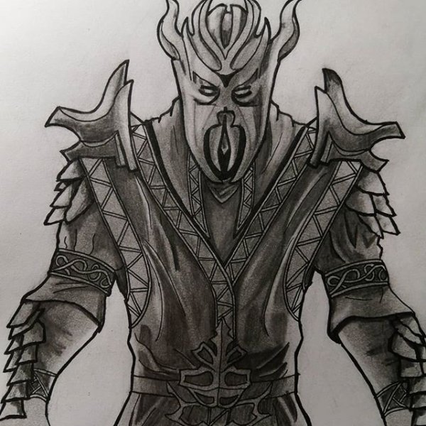 Скайрим Мирак рисунок