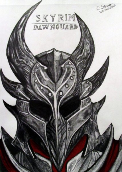 Рисунки Скайрима