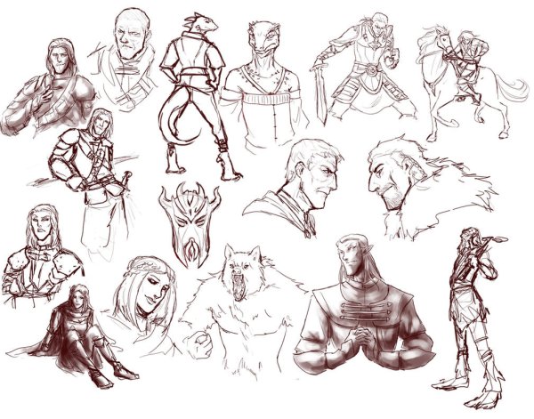 Skyrim скетчи