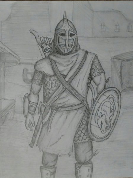 Skyrim карандашом