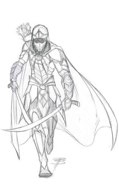 Скайрим для срисовки