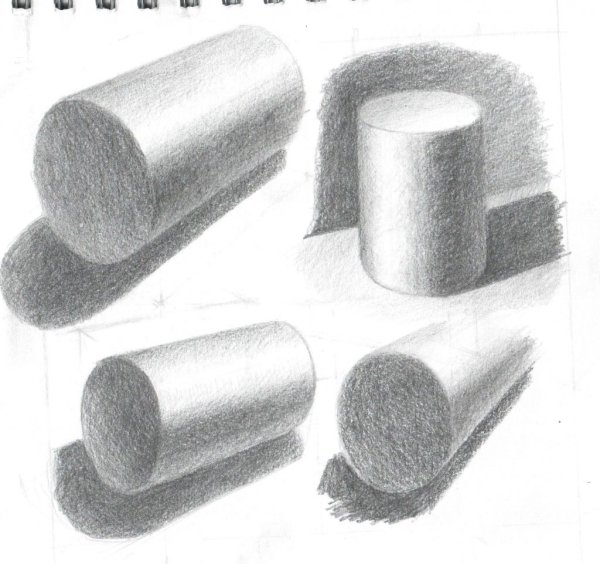 Цилиндр штриховка Академический