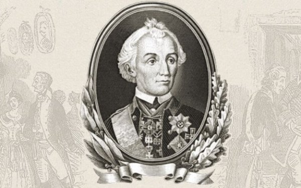 Суворов Александр Васильевич раскраска