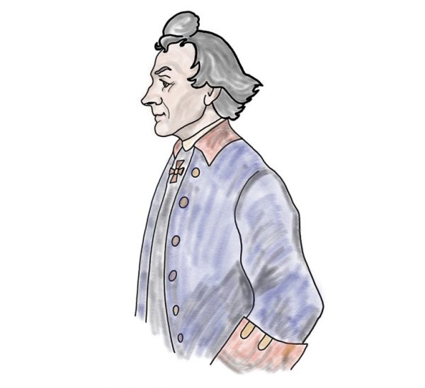 Раскраска полководцы Суворов