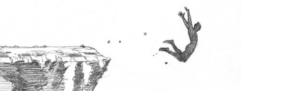 Обрыв нарисованный