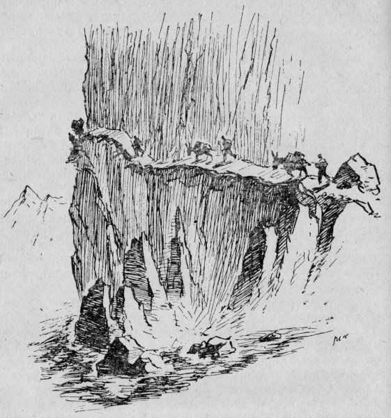 Скалы карандашом