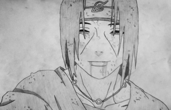 Итачи Учиха для срисовки