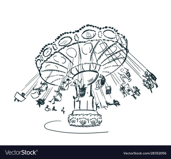 Ярмарочная Карусель рисунок