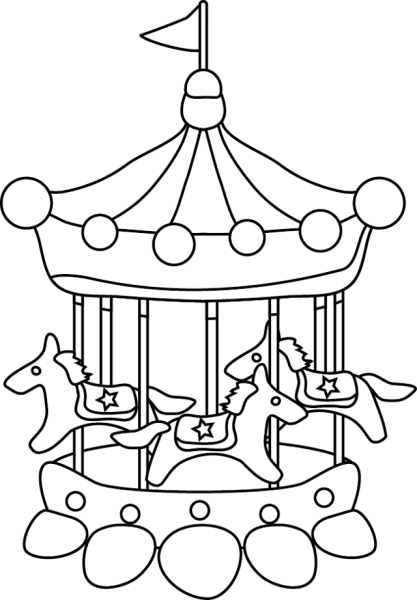 Карусель вид сверху