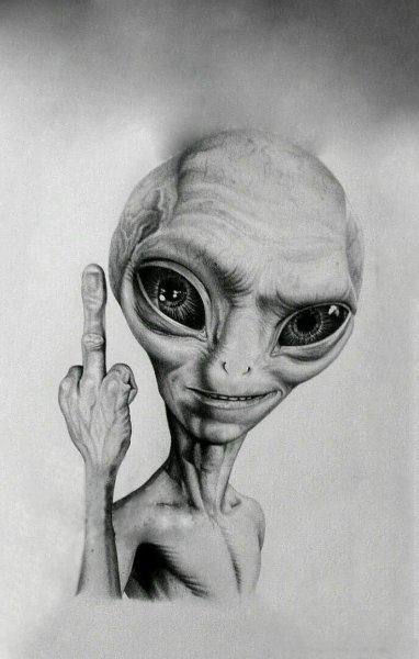 Инопланетянин чб