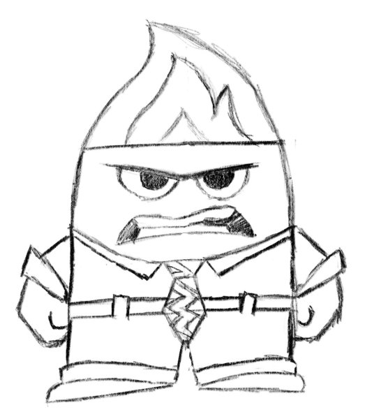 Гнев карандашом