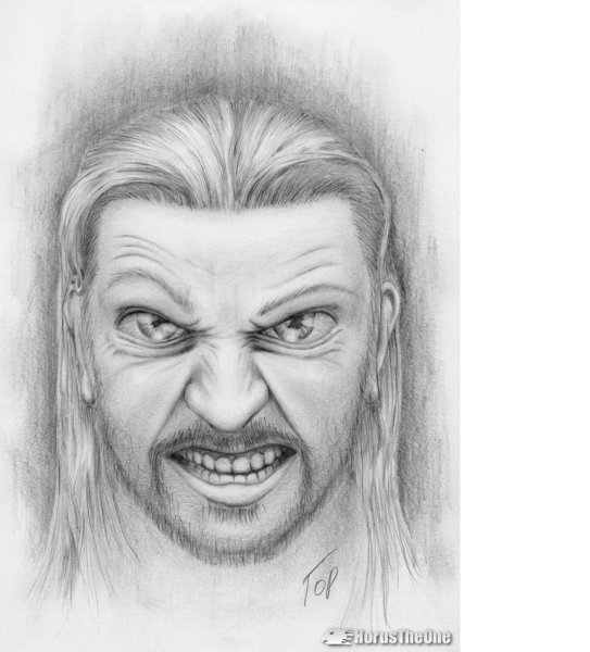 Злое лицо рисунок