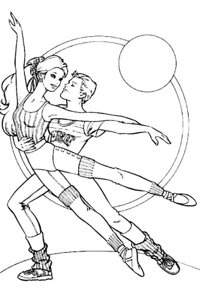 Спорт. Раскраска