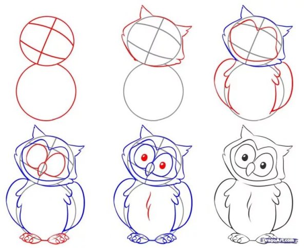 Поэтапное рисование карандашом