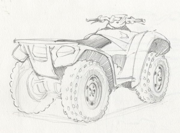 Рисунок Yamaha Grizzly 700