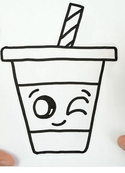 Лёгкие рисунки для срисовки карандашом еда