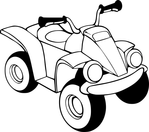 Раскраска мотоциклы и машины для детей