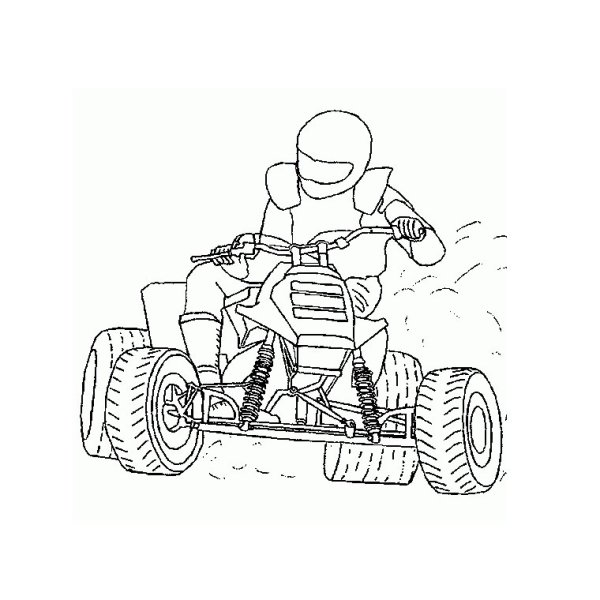 Раскраска квадроцикл