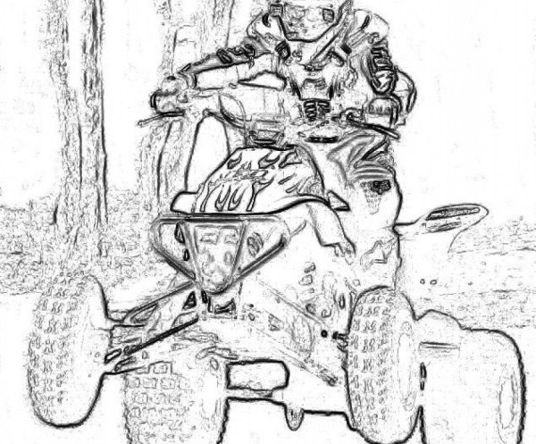 Раскраски для мальчиков квадроциклы