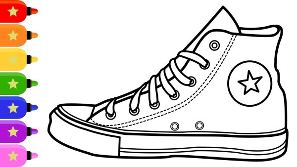 Кеды рисунок