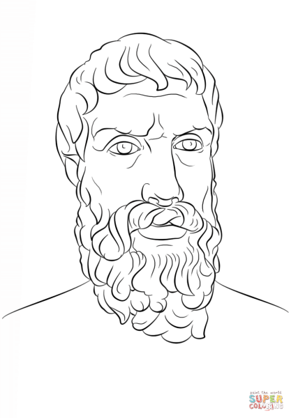 Портрет древнего мыслителя