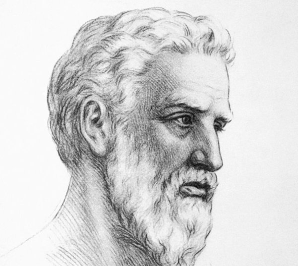 Пифагор портрет 3/4