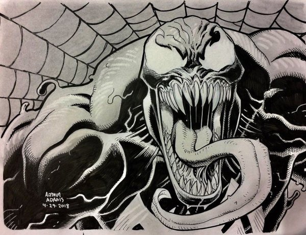 Venom карандашом