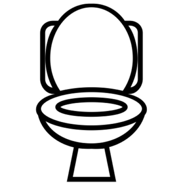 Унитаз нарисованный