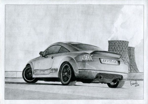 Машины для срисовки Ауди