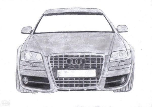 Ауди карандашом