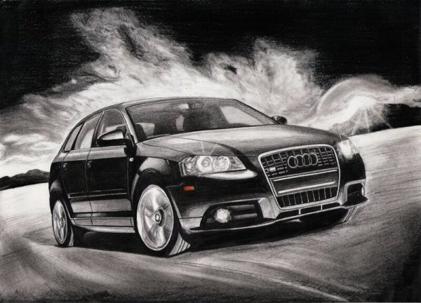 Ауди карандашом