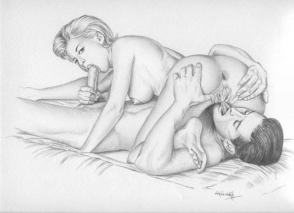 Эротические рисунки кунилингус