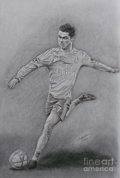 Нарисовать Кристиано Роналдо
