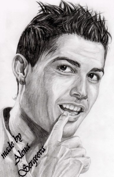 Нарисовать футболиста Роналдо