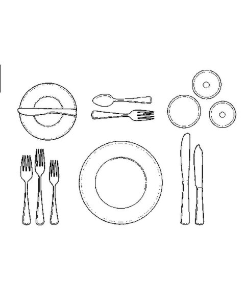 Предварительная сервировка завтрака