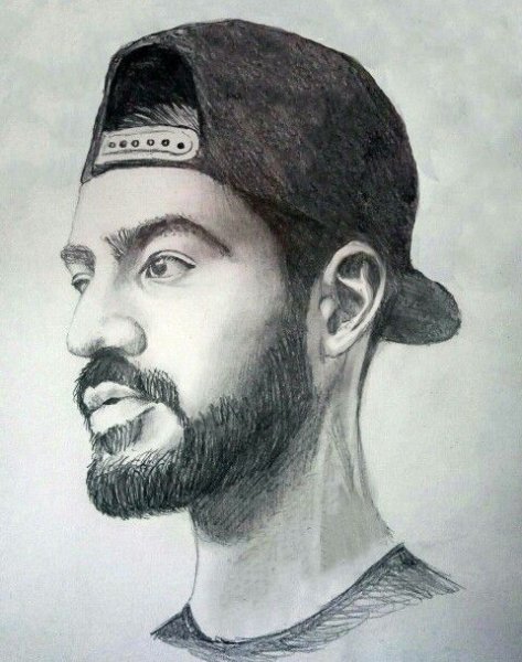 Мияги портрет рисунок