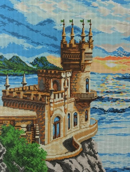 Алмазная вышивка Ласточкино гнездо